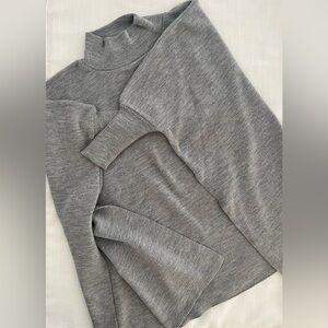 Elegant Gray Turtleneck Sweater